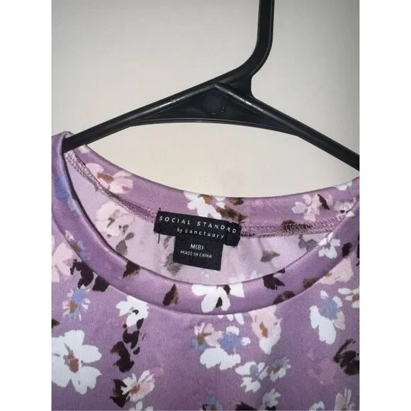 Social Standard By Sanctuary Girls Floral Mini Dress - Size Medium (8) - Picture 3 of 3